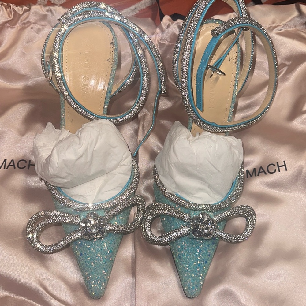MACH & MACH GLITTER DOUBLE BOW